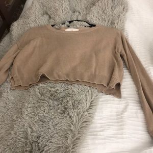 Cropped sweater